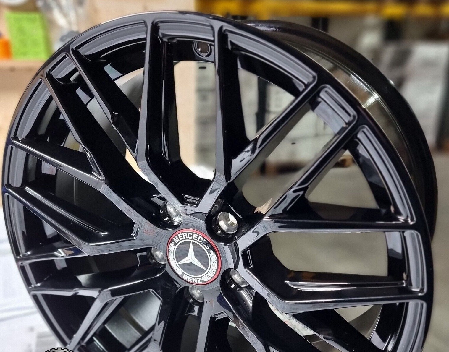JANTE NEUVE 18' 5x112 look S SPORT RS4 Black Gloss pour Mercedes 8x18"